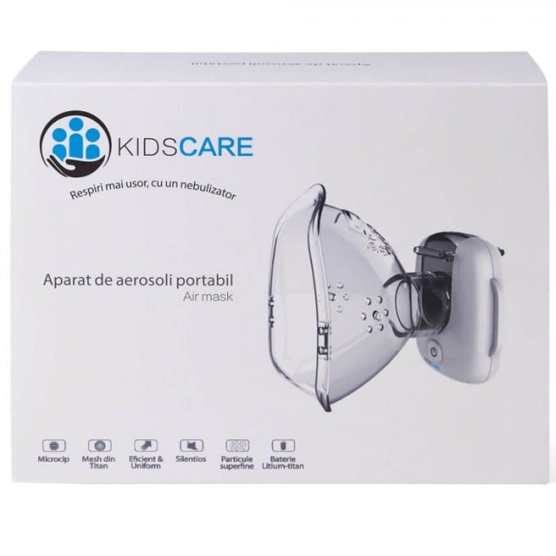 Aparat de aerosoli KidsCare portabil si silentios Air Mask