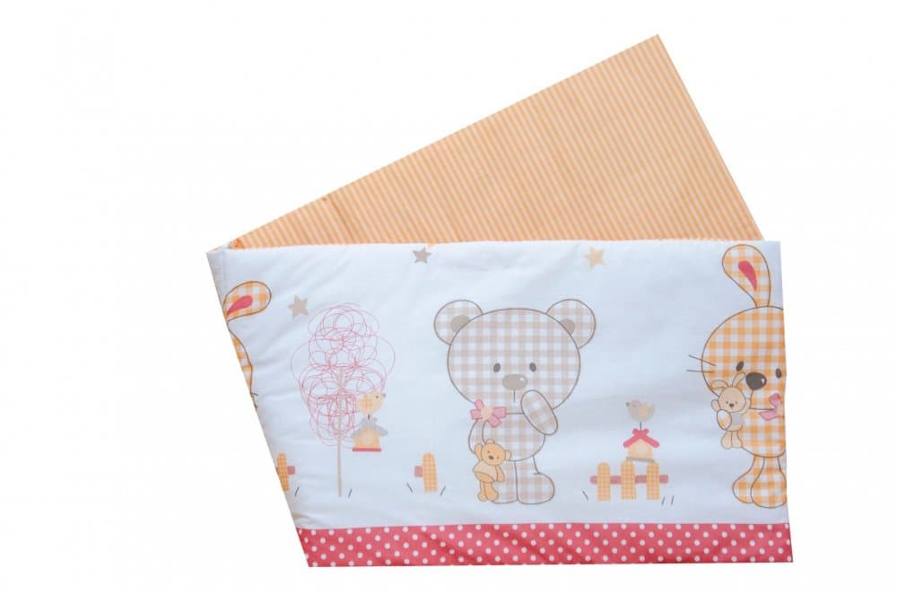 Set protectii patut Sweet Dreams din bumbac 70x120 cm