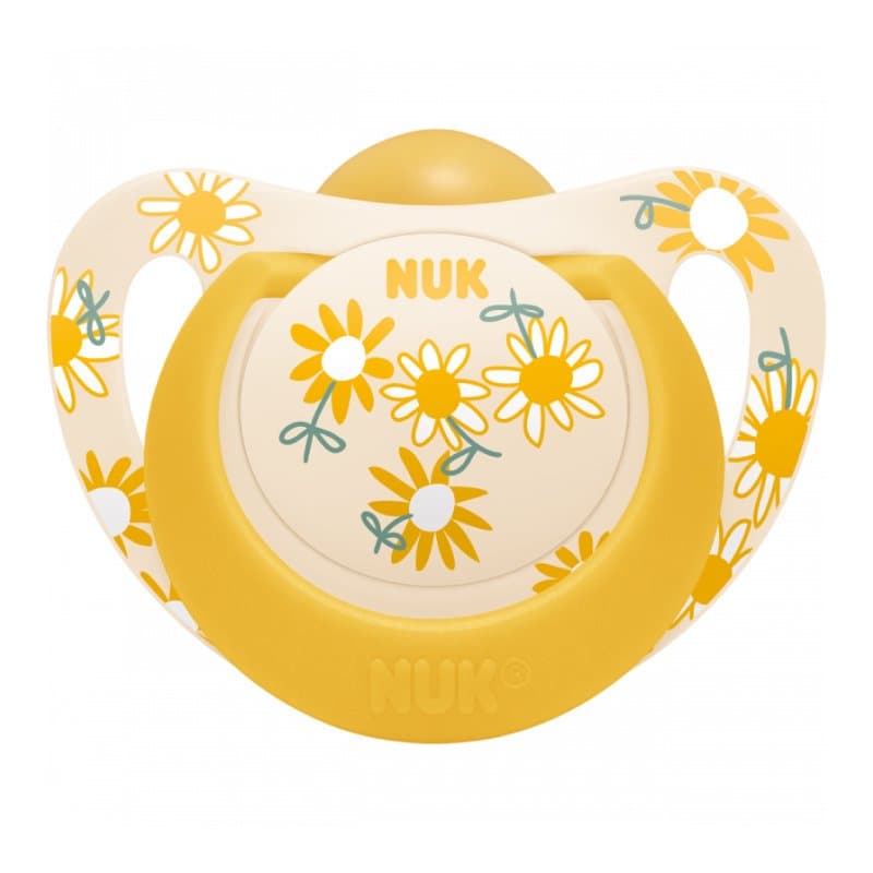 Suzeta Nuk Star latex 18-36 luni galben