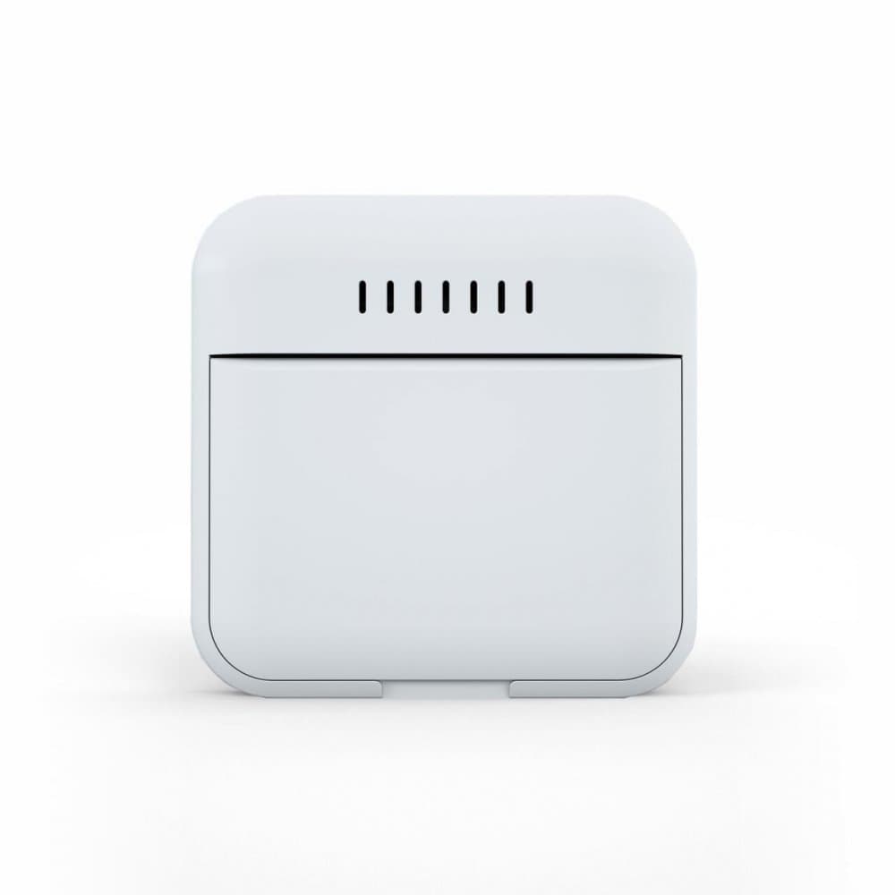 Termometru si higrometru digital AirBi smile de camera ecran LCD suport expandabil cu magnet alb BI1040