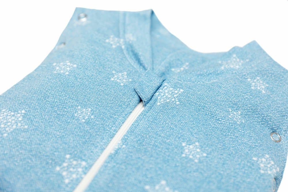 Sac de dormit cu picioruse KidsDecor 0.40.5 tog Stars in your eyes Blue 110 cm