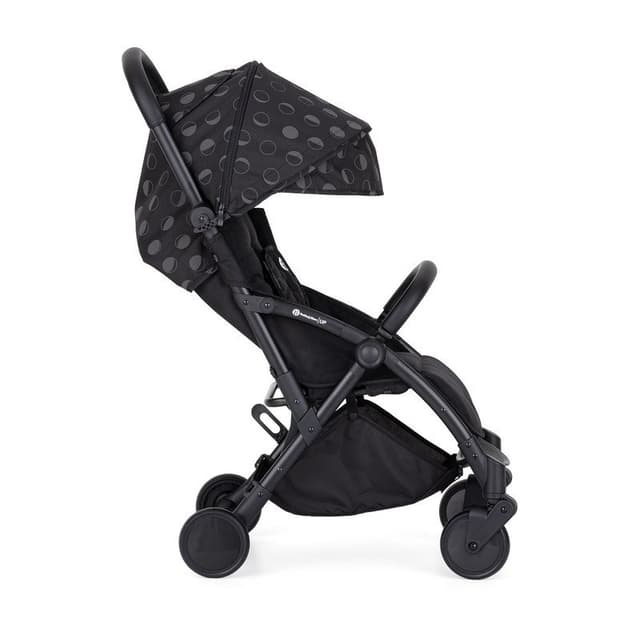 Carucior sport PetiteMars Up, Editie limitata, Capotina reflectorizanta, Ultracompact si usor, 6 luni+, 5.8 kg, Bara detasabila, Sarcina maxima 22 kg, Standard de siguranta EN 1888-22018, Gri Inchis