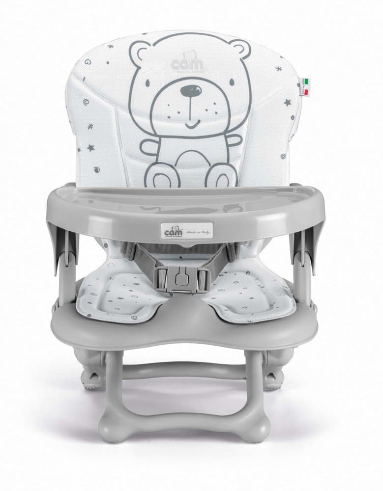 Scaun de masa Cam Smarty Pop pliabil 6-36 luni bej