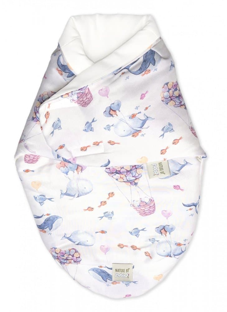 Sistem de infasare bambus inchidere velcro Baby swaddle Baloane + cadou rucsacel