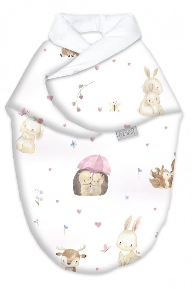 Sistem de infasare bambus inchidere velcro Baby swaddle Love + cadou rucsacel