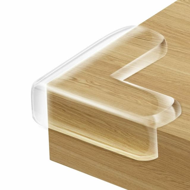 Set protectii Feedo pentru colturi ascutite 4 x 4 x 1.5 cm 4 bucati transparent