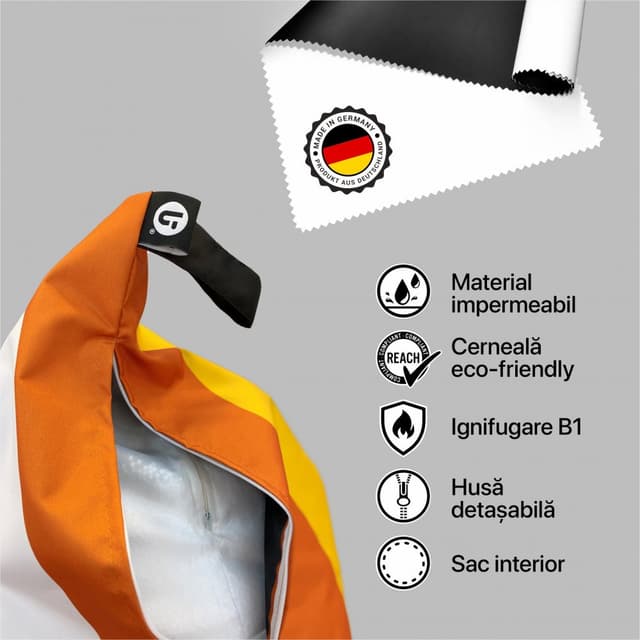 Fotoliu Puf Bean Bag tip Para L Pipa Periglacial