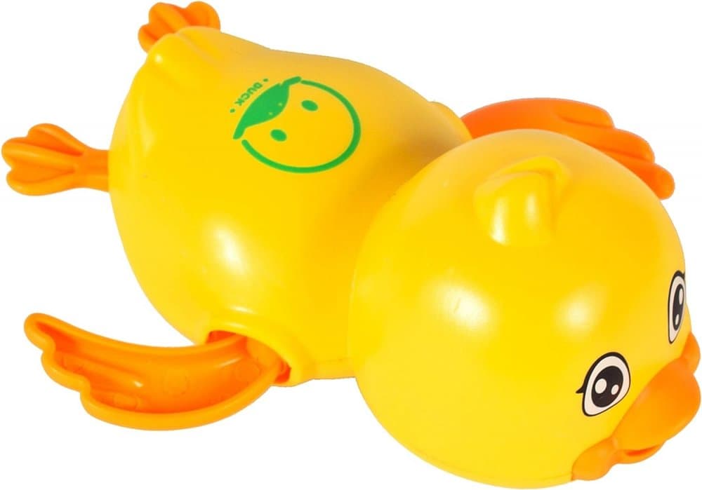 Jucarie de baie cu cheita Ratusca Inotatoare Yellow