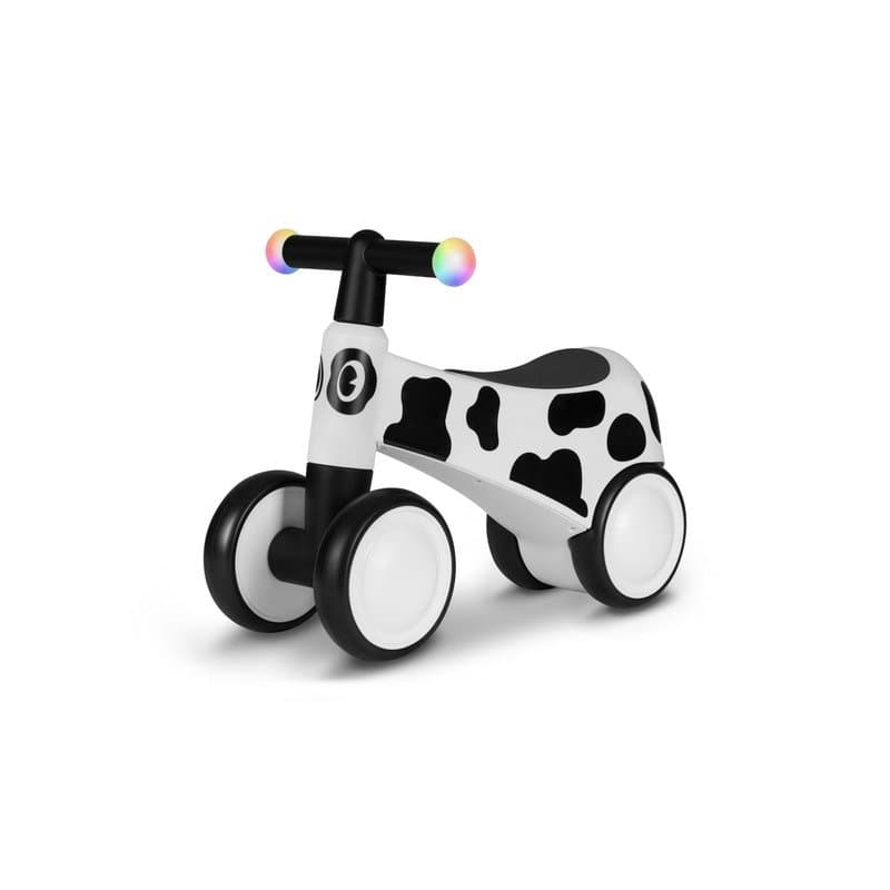 Ride-On pentru copii fara pedale Lionelo Sammy 12-36 luni alb, roti din spuma Eva, ghidon iluminat, greutate maxima admisa 25 kg