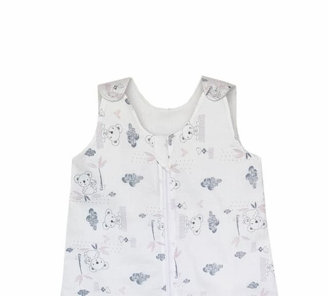 Sac de dormit copii 1.5 tog Somnorosul koala roz din bumbac 110 cm