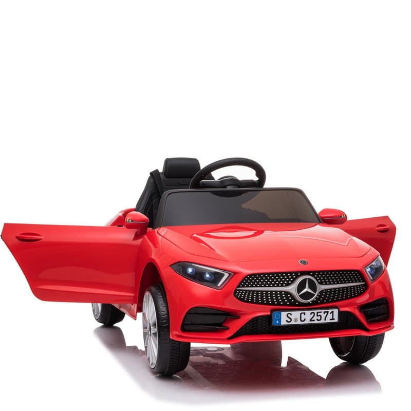 Masinuta electrica pentru copii Mercedes CLS350 Red 12V cu telecomanda, roti EVA, suspensii, deschidere usi si lumini