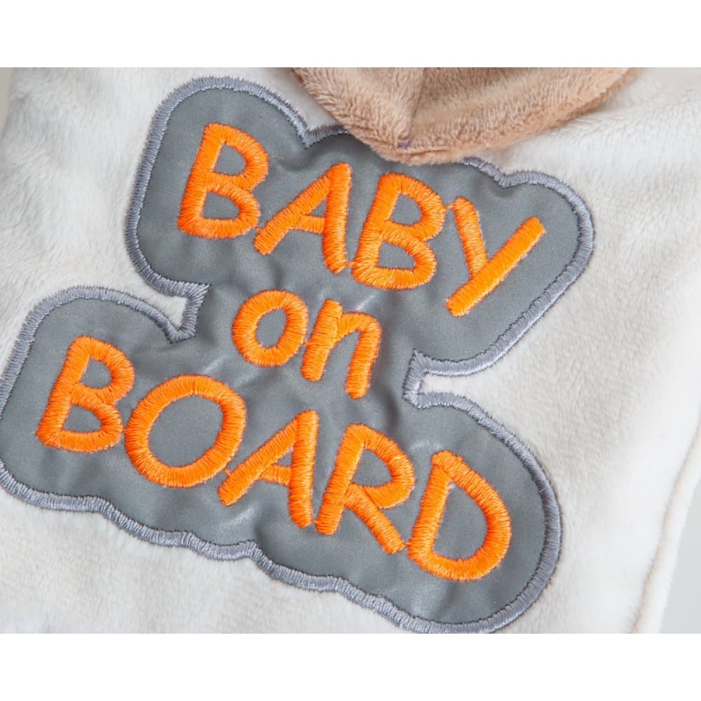 Semn reflectorizant Baby on Board BabyJem Rosu