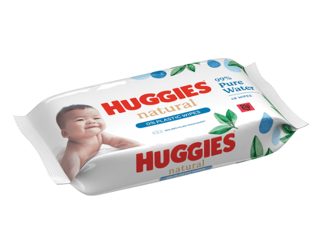 Servetele umede Huggies Natural biodegradabile 12 pachete x 48, 576 buc