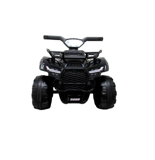 Atv electric pentru copii R-Sport J8AAA negru 35W cu tractiune spate, muzica, sunete si lumni