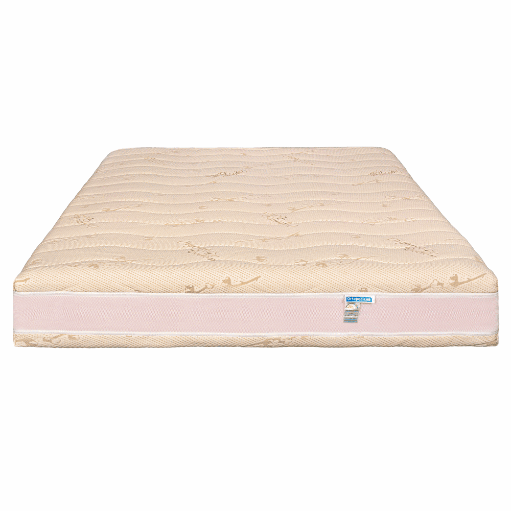 Saltea de pat ortopedica pentru copii 160x190 latex, cocos, husa bumbac, Econatura