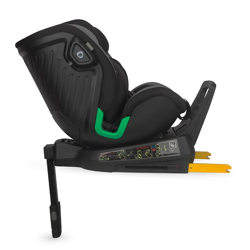 Scaun auto iSize Coccolle Mago Neutral Grey 40-150 cm, isofix, picior de fixare, rotire 360 grade, tetiera reglabila