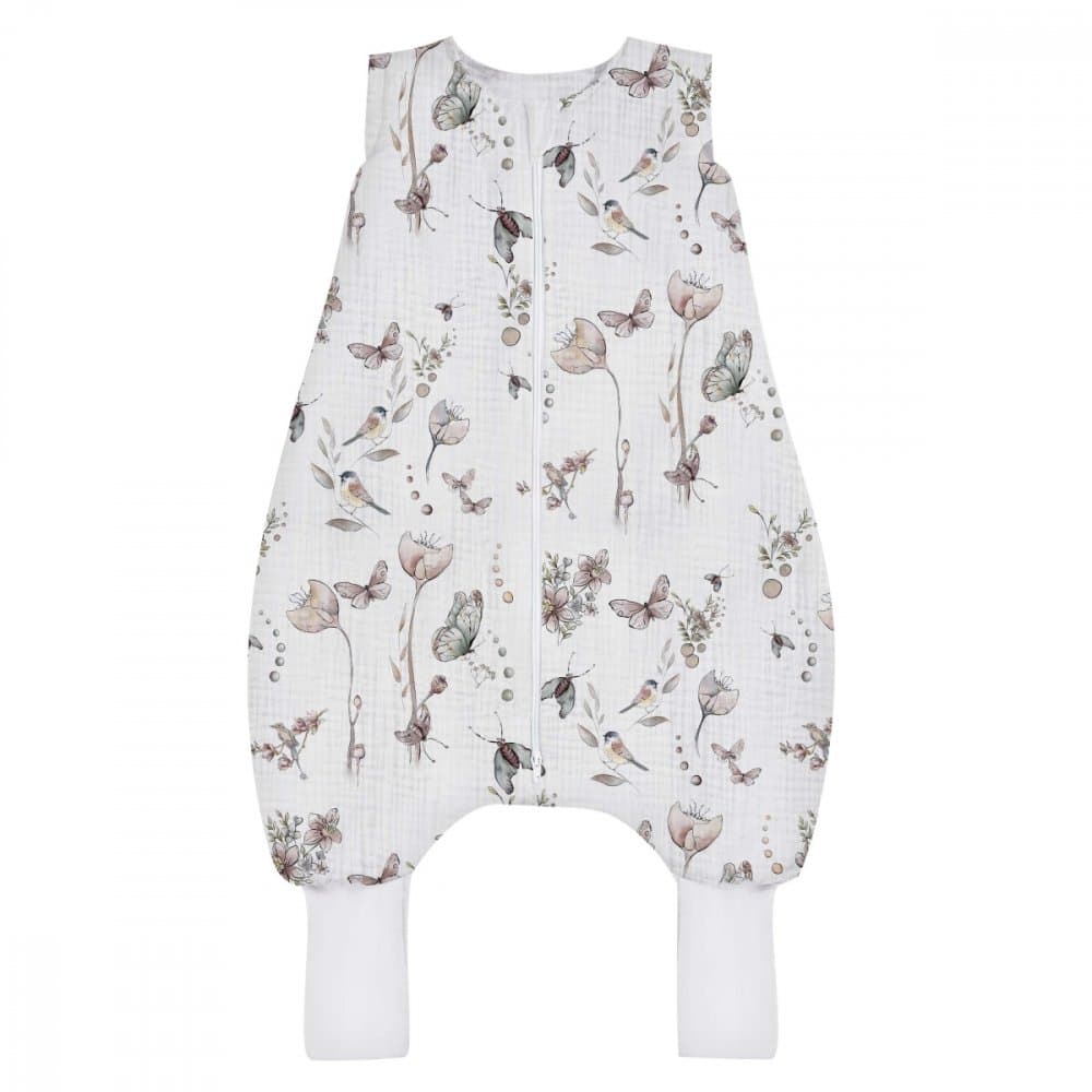 Sac de dormit cu picioare bumbac muselina 0.5 Tog Stil Natura 12-36 luni