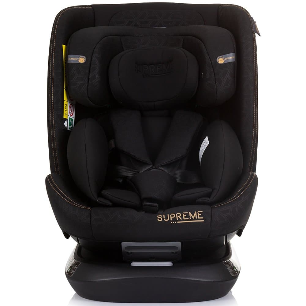 Scaun auto Chipolino Supreme I-Size 40-150 cm cu sistem Isofix obsidian