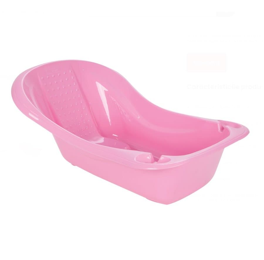 Cadita pentru bebelusi cu spatiu pentru sapun Jumbo Pink