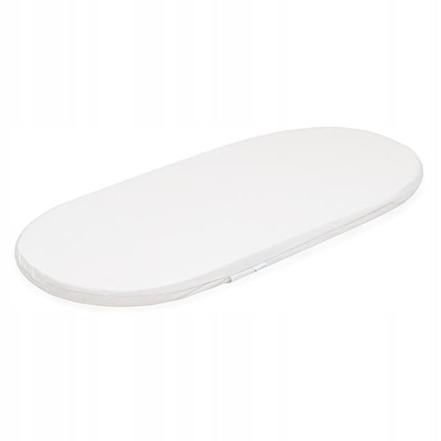 Saltea landou New Baby standard din spuma poliuretanica 75x35x3.5 cm 0 luni+ alb