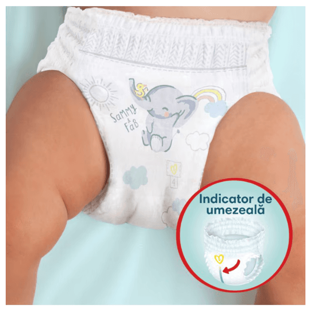 Scutece chilotel Pampers Premium Care Pants Mega Box Stop and protect Pocket Marimea 4 9-15 kg 58 buc