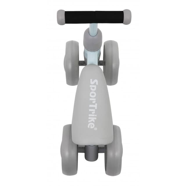 Ride-On pentru copii fara pedale cu 4 roti din plastic SporTrike albastru, de la 1 an, inaltime pana la sezut 24 cm, greutate maxima admisa 25 kg