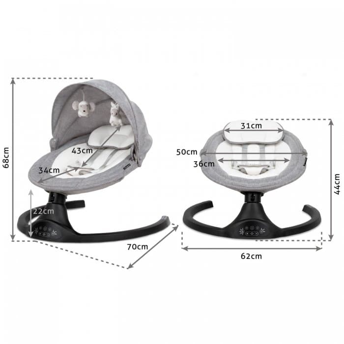 Leagan electric 2 in 1 Kidwell Luxi black dark melange