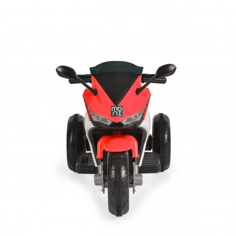 Motocicleta electrica pentru copii Hurricane Red 60W, MP3USB, acumulator si lumini LED