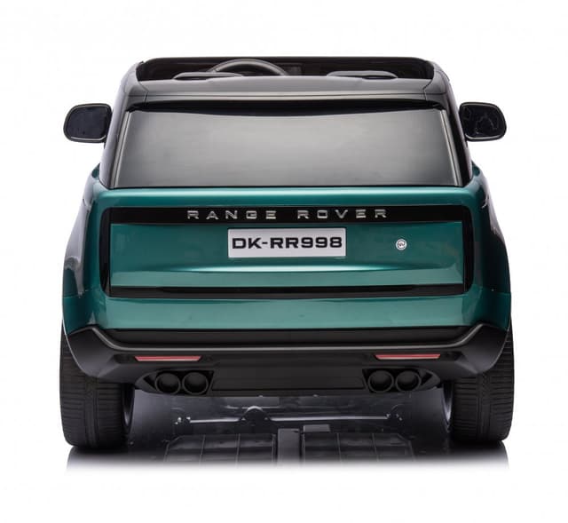 Masinuta electrica pentru copii Range Rover Painted Lake 90W cu echipare Premium si licenta, oglinzi retrovizoare, deschidere usi, scaun piele, lumini si roti din spuma Eva