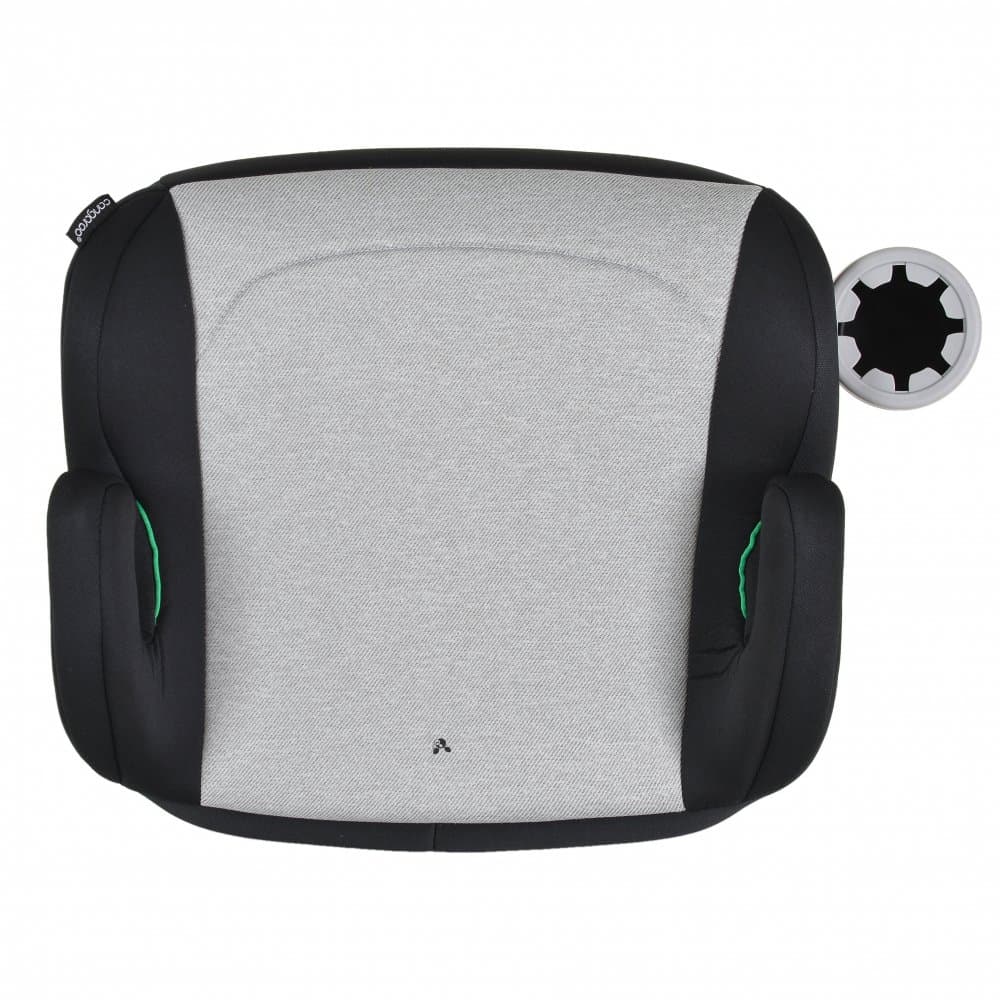 Inaltator auto copii, fixare cu ISOFIX Cangaroo Swift Gri 125-150 cm omologat R-129 I-Size cu suport pahar inclus,cotiere ergonomice,centura ghidaj,husa detasabila