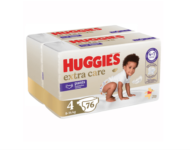 Pachet Scutece chilotel Huggies Elite Soft Pants Nr. 4, 9-14 kg, 76 buc