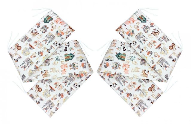 Set aparatori laterale pentru patut 120 x 60 cm Ferma