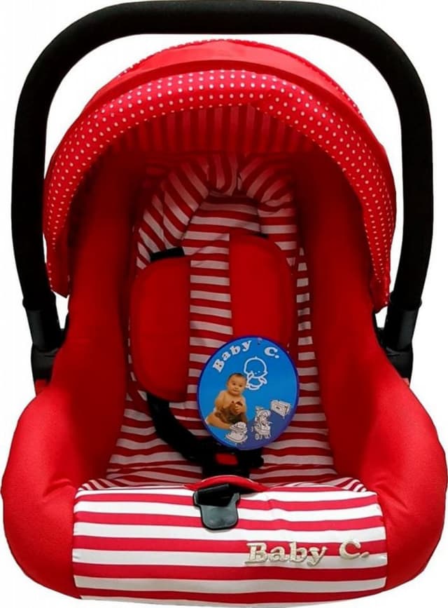 Scaun auto Baby Care Pro Rosu 0-13 kg, maner reglabil, captuseala confortabila, Omologare R-129 i-Size
