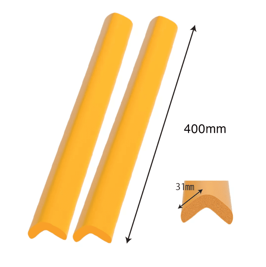 Set 2 benzi de protectie mobilier Car Boy Safety Gri din spuma 37x400x31x31x9