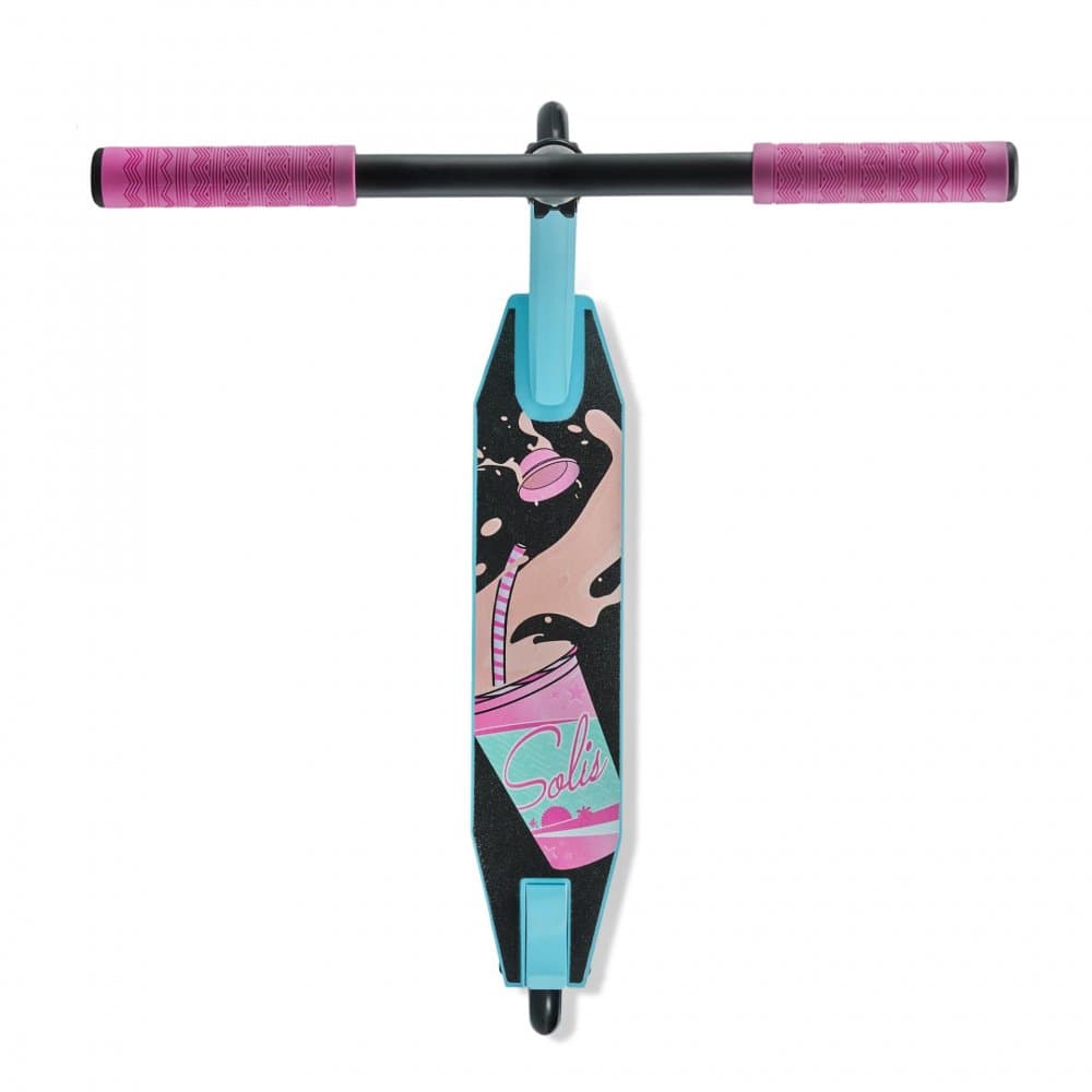 Trotineta Kinderkraft Solis Pink greutate admisa 100 kg, roti PU, rulmenti ABEC-9