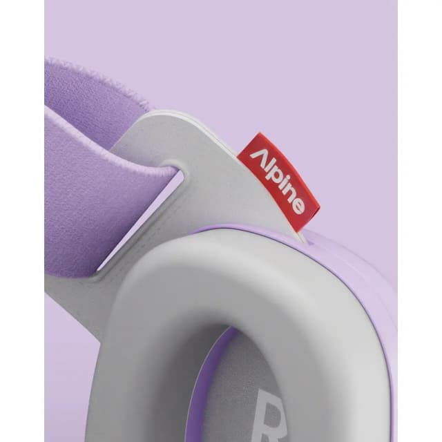Casti antifonice pentru bebelusi si copii pana la 4 ani ofera protectie auditiva ALPINE Muffy Baby Dawn Purple ALP29765