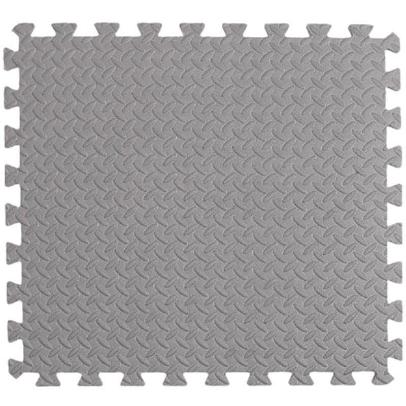 Covoras puzzle xl, 60x60 cm, grosime 2 cm, spuma eva, 2 piese culoare gri