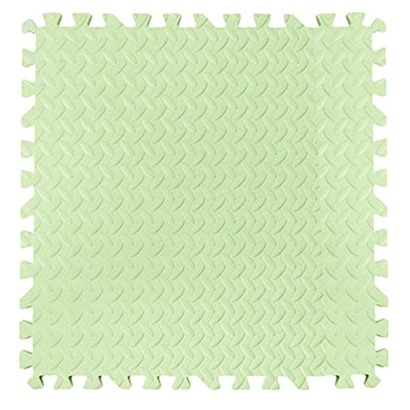 Covoras puzzle xl, 60x60 cm, grosime 2 cm, spuma eva, 2 piese culoare verde