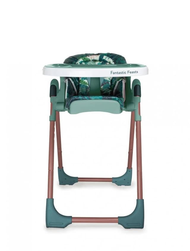 Scaun de masa Cosatto Noodle Midnight Jungle 0+, greutate admisa 15 kg, 5 pozitii inclinare spatar