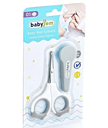 Forfecuta BabyJem pentru bebelusi cu suport protectie Gri