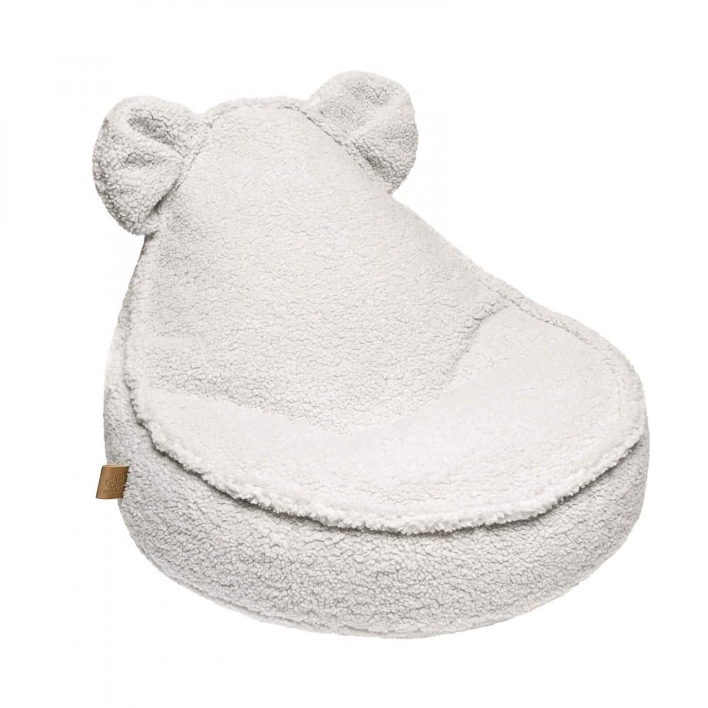 Fotoliu puf pentru copii MeowBaby Bearly crem 58x50x67cm