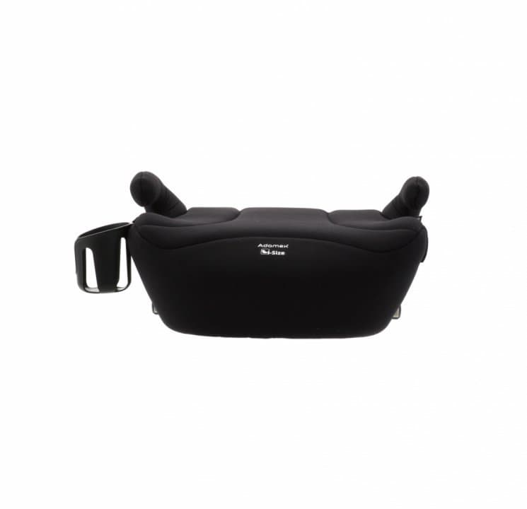 Inaltator auto pentru copii isofix Adamex Jazz, omologat R129 i-Size, bare isofix reglabile, suport pahar, husa detasabila, 125-150 cm sau 22-36 kg, Negru