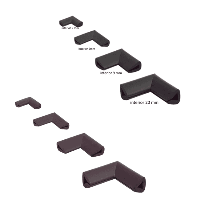 Protectie muchii Car Boy Safety din spuma maro 15x50x20x5 mm
