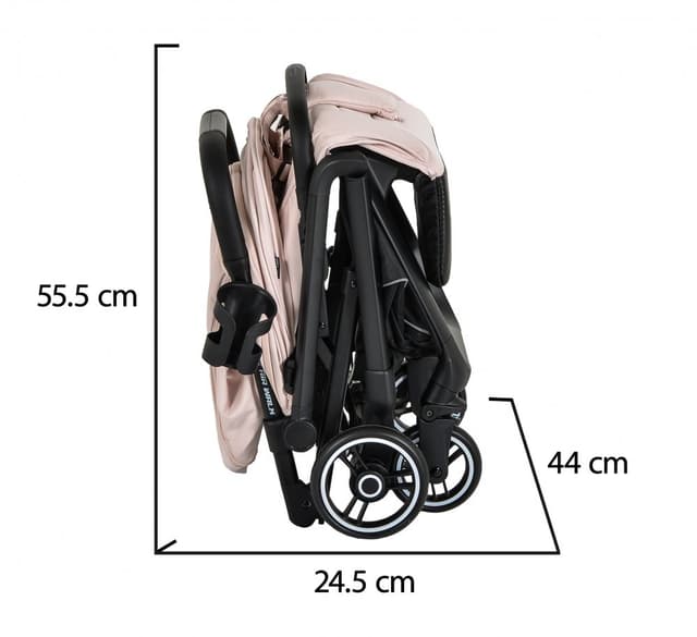 Carucior sport Cangaroo Airwalk Cloud Pink compatibil cabina avion,pliere automata ultracompacta,copertina XXL protectie UVUPF 50+ si ventilatie,suspensii,spatar reglabil cu pozitie de somn,centura de siguranta,suport pahar