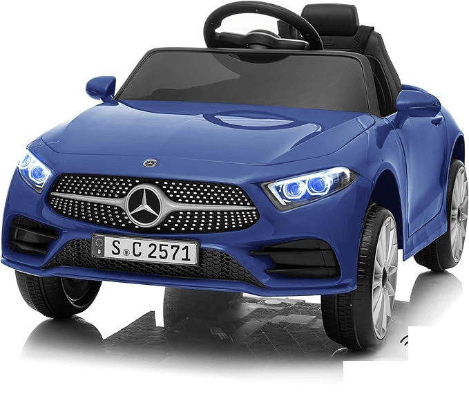 Masinuta electrica pentru copii Nichiduta Mercedes CLS350 Blue 12V 60W,telecomanda,unitate audio cu display si slot card, usi cu deschidere,faruri led