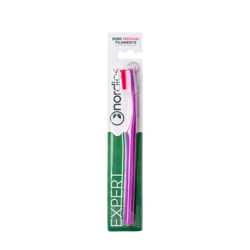 Periuta de dinti Expert Curve 6580 filamente - medie - mov Nordics