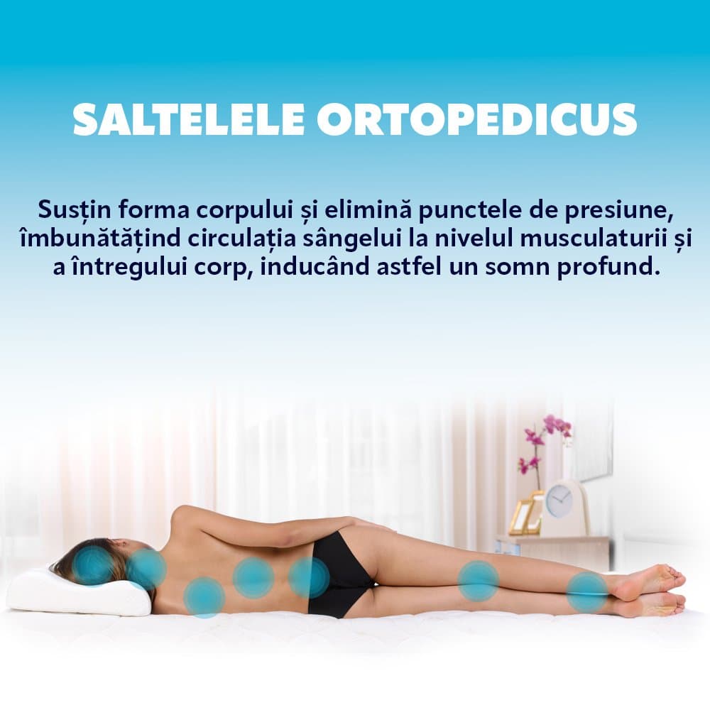 Saltea de pat Super Ortopedica Aloe Vera Fit, 12 cm, 70x190