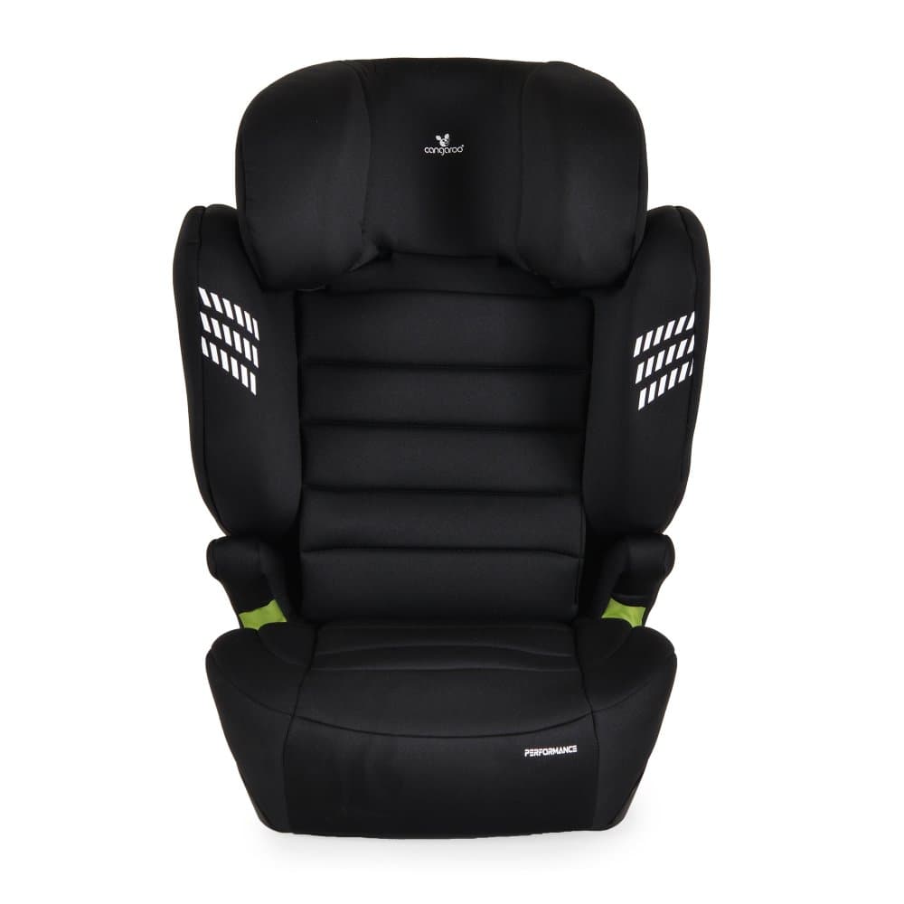 Scaun auto pentru copii Cangaroo Performance Cosmos Black 100-150 cm,fixare isofix ,certificare I-Size R-129,inaltime tetiera reglabila in 9 pozitii,protectie laterala,tetiera cu spuma memorie,spatar rabatabil,husa detasabila