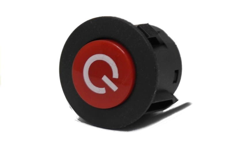 Buton pornire masinuta electrica pentru copii 28mm cu 3 pini