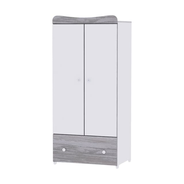 Dulap garderoba cu 2 usi Exclusive White Artwood 80x57x178 cm